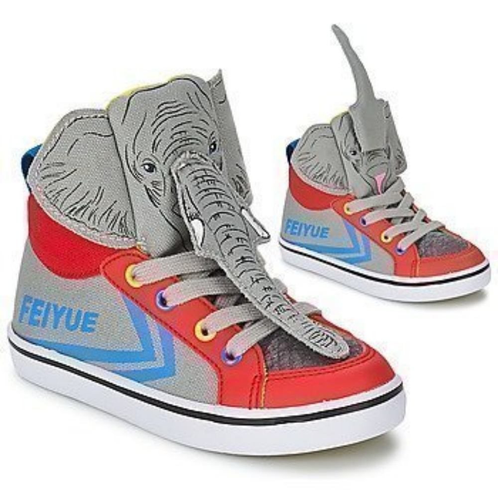 FEIYUE Boys Hi-Top Sneakers